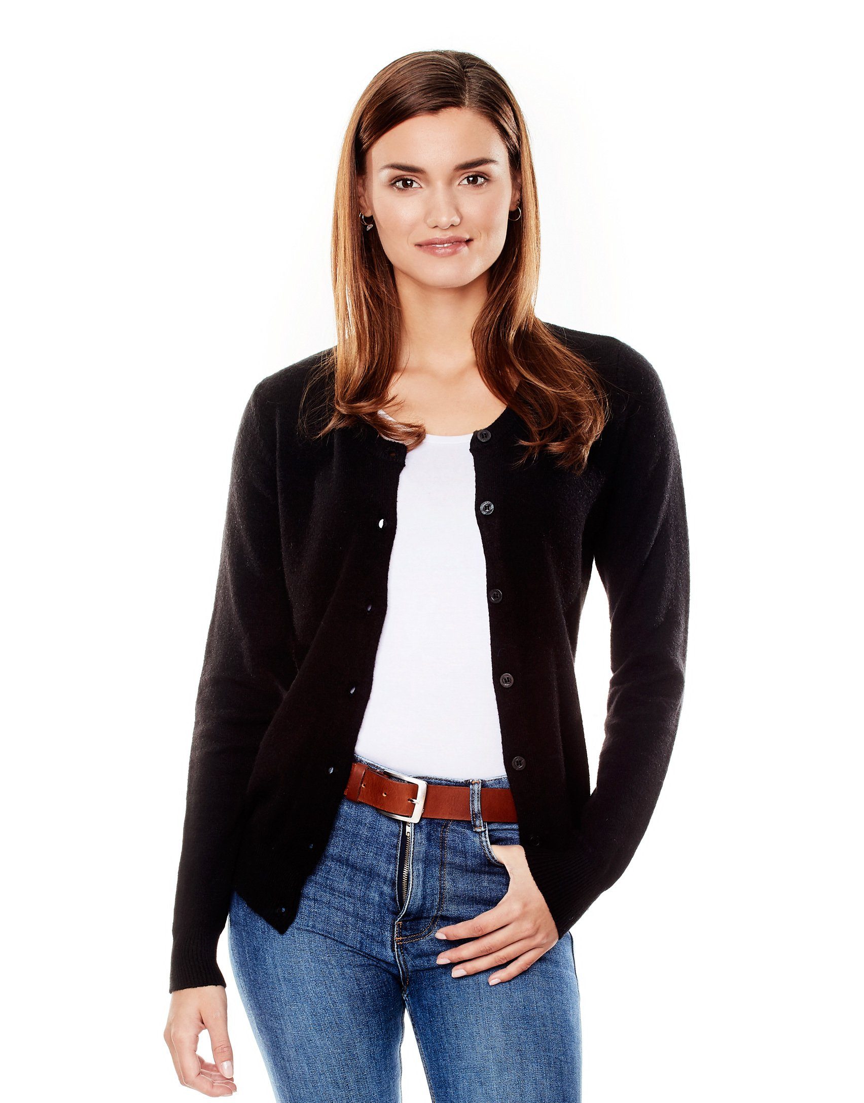 Vincenzo Boretti V-Ausschnitt-Pullover tailliert