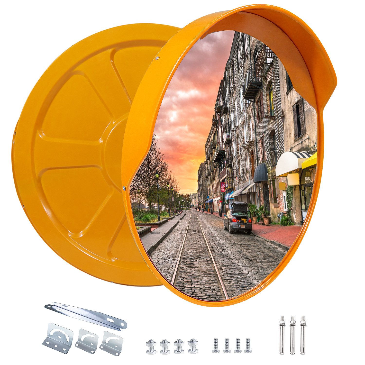 CCLIFE Spiegel Verkehrsspiegel Konvexspiegel Dicker Spiegelschicht (1-St)