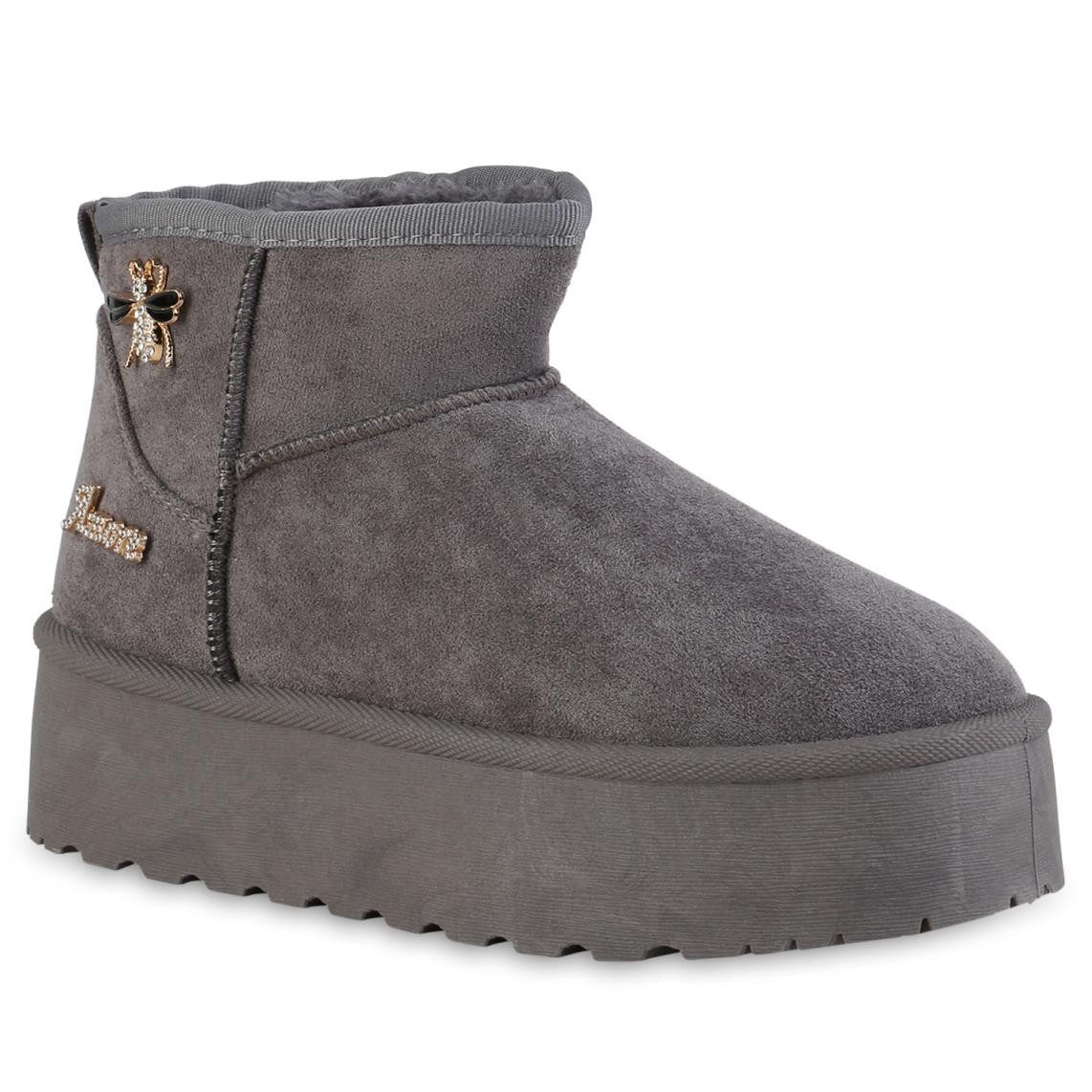 VAN HILL 841462 Winterstiefelette Damen Warm günstig online kaufen