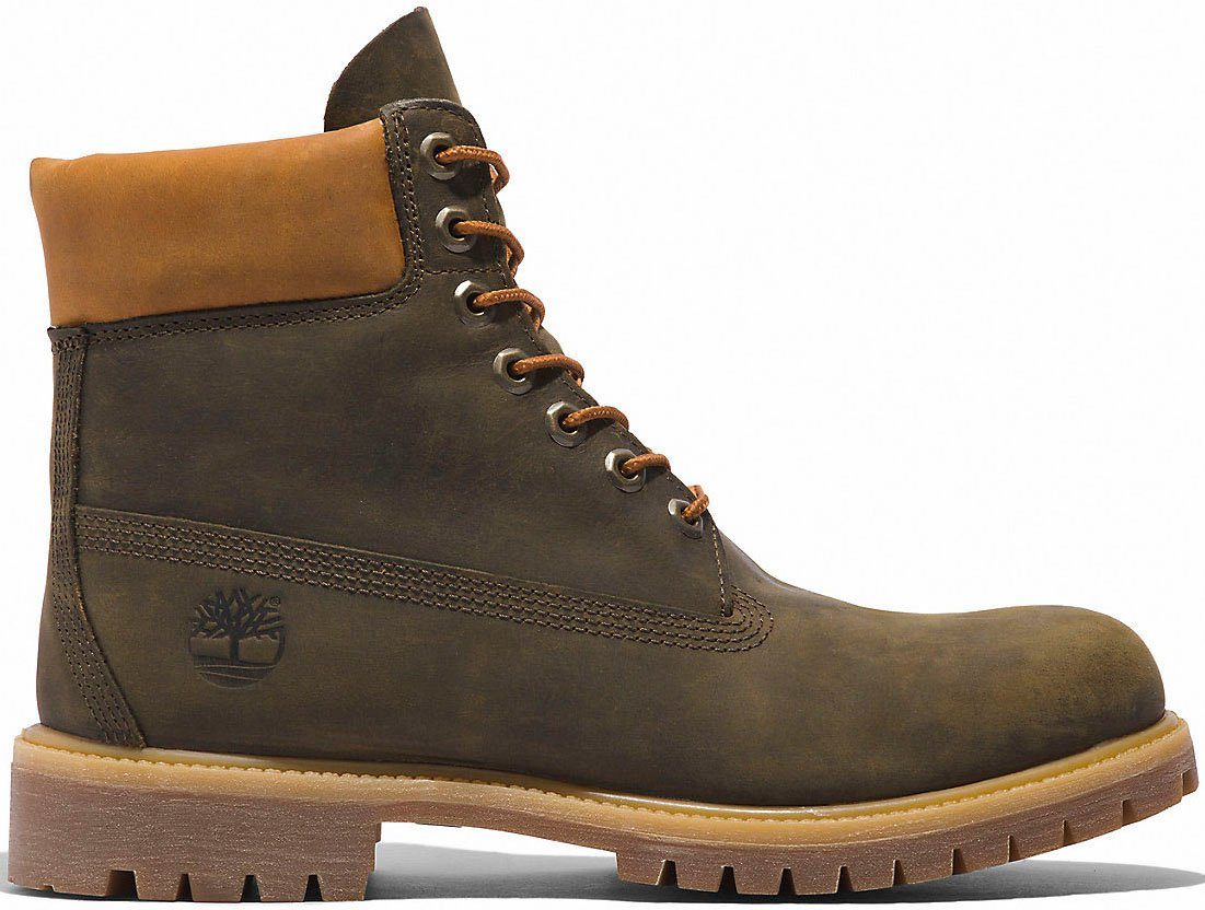 Premium Schnürboots olivbraun Timberland Boot 6in