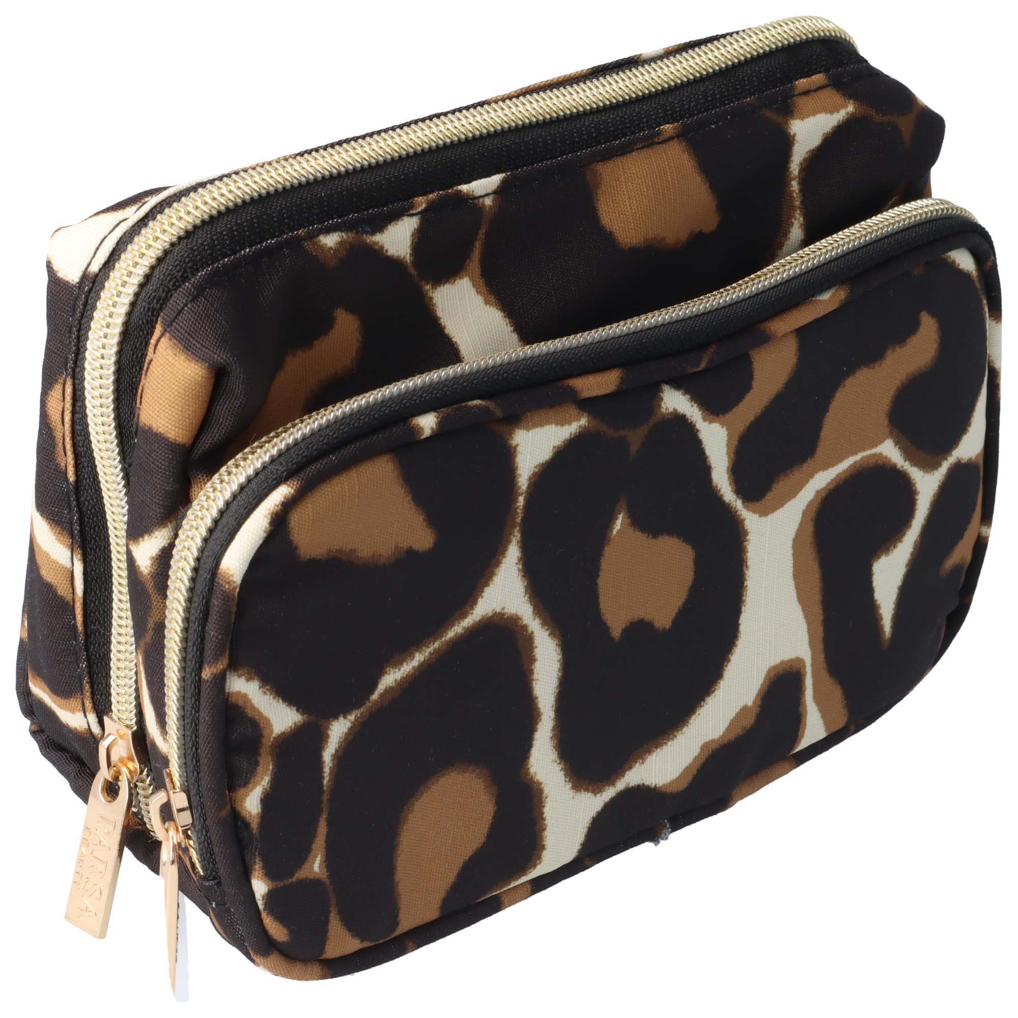 PARSA Beauty Kulturbeutel Kosmetiktasche Leo-Print günstig online kaufen