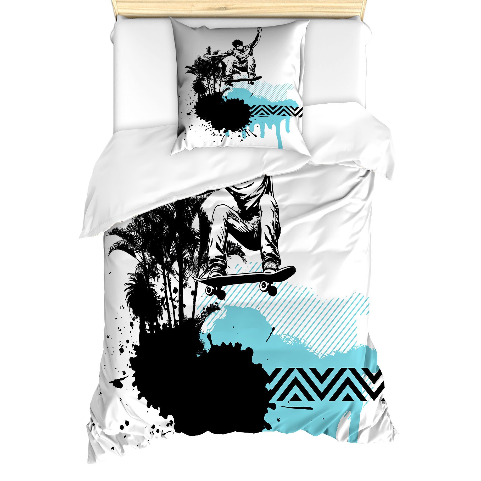 Bettwäsche Milbensicher Allergiker geeignet mit Kissenbezug