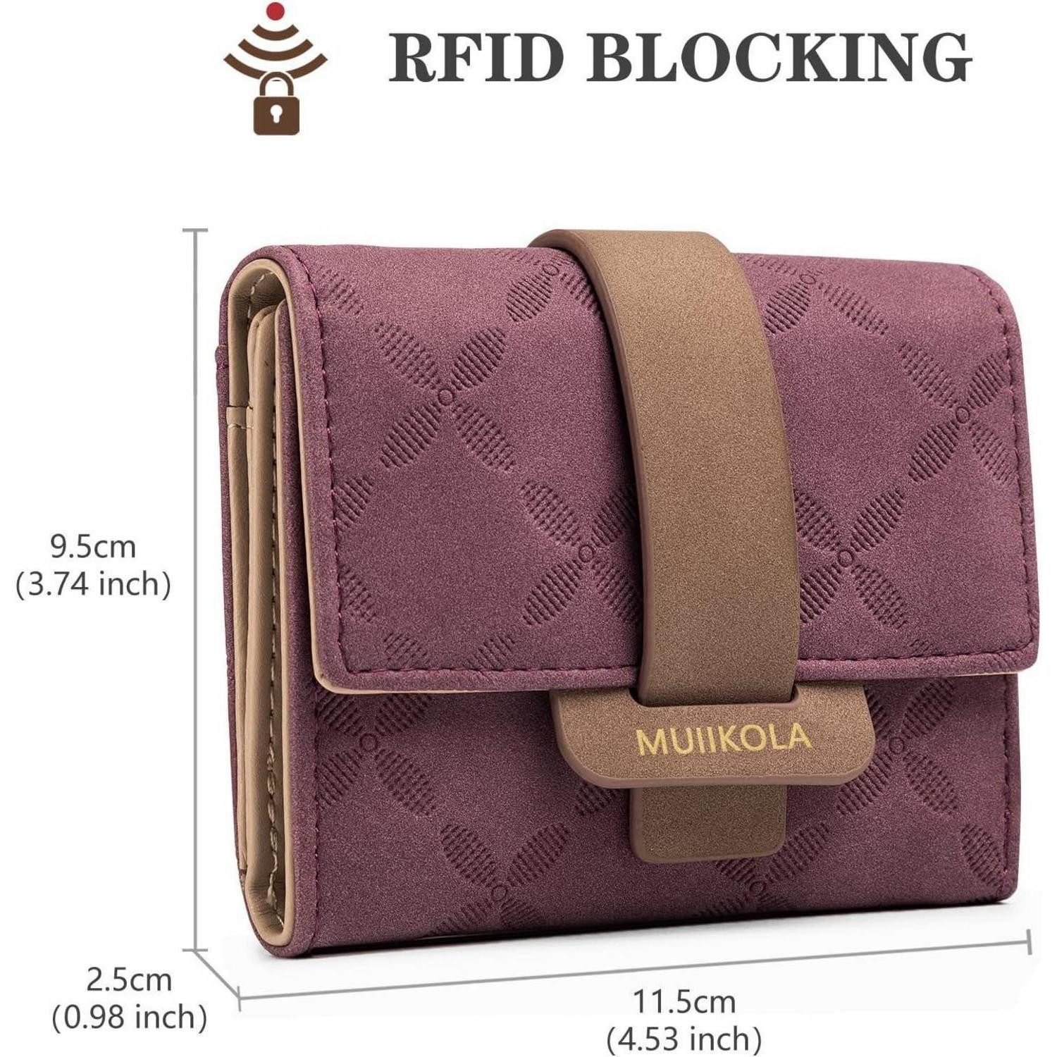 LuxusKollektion Handtasche Damen Geldbörse RFID Blocking Veganes Leder 5 Ka günstig online kaufen