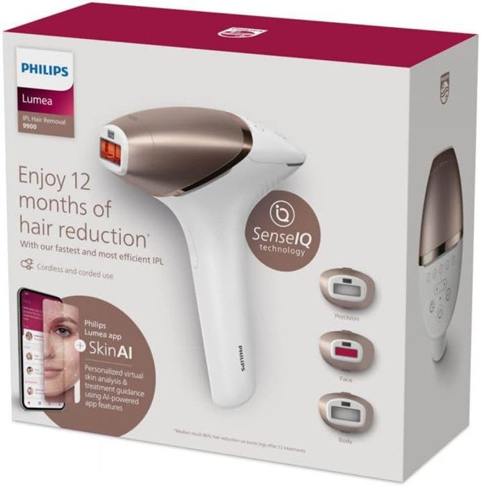 Philips Epilierer Lumea 9900 BRI973/00 IPL-Haarentferner SenseIQ