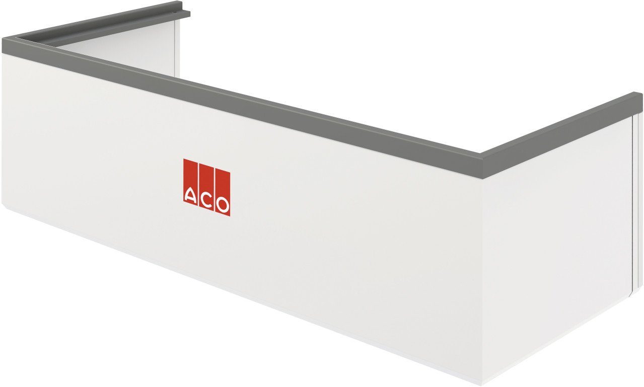 Aco Lichtschacht ACO Aufstockelement weiß, 100 x 40 cm