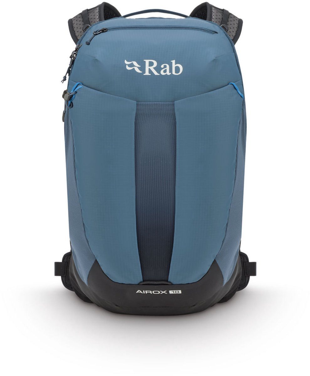 Rab Rucksack Airox 18 (inkl. Regenhülle, inkl. Trinksystem), Rückenventilation
