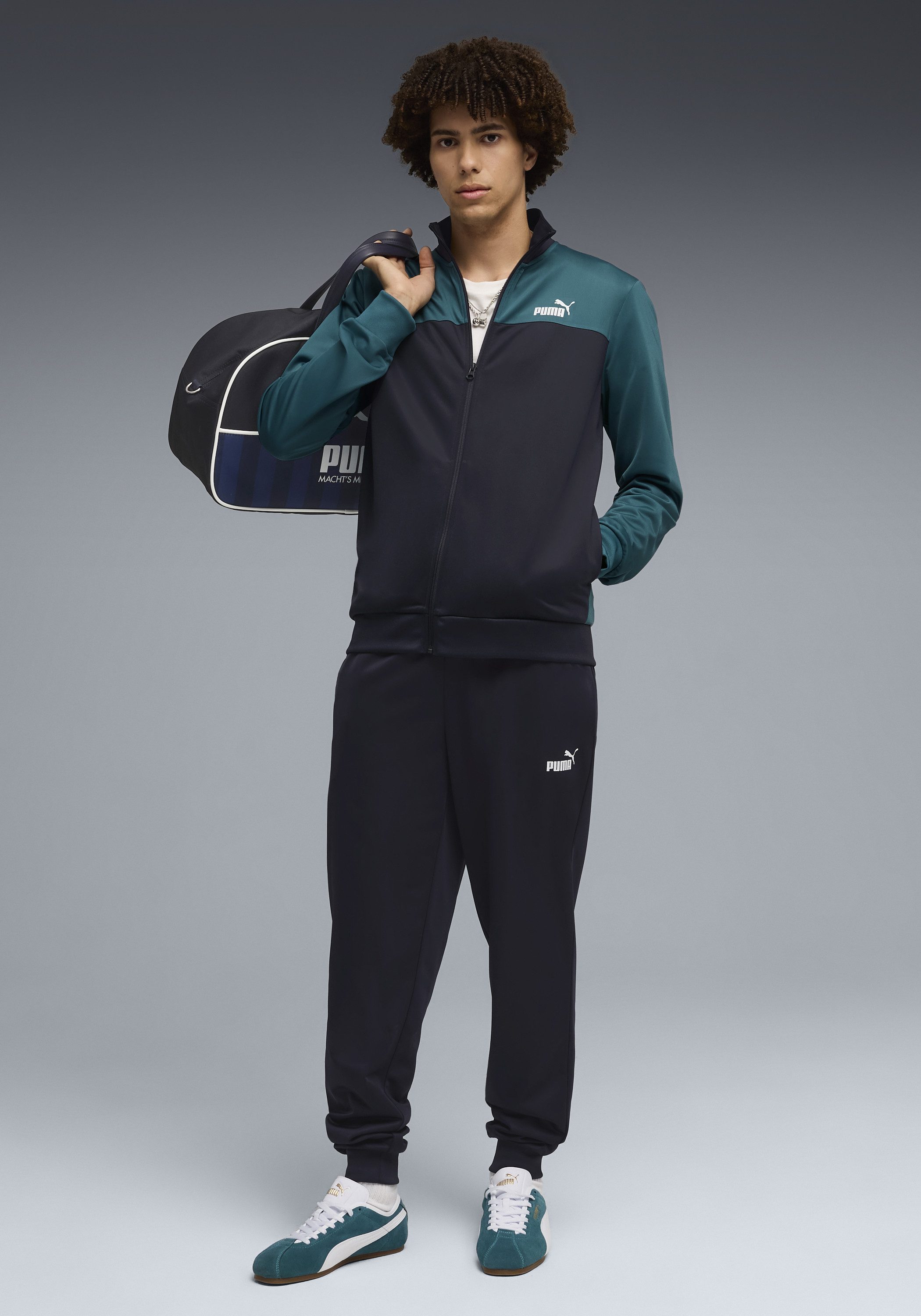 PUMA Trainingsanzug POLY COLORBLOCK SUIT (2-tlg), für vielseitige Sportmode günstig online kaufen