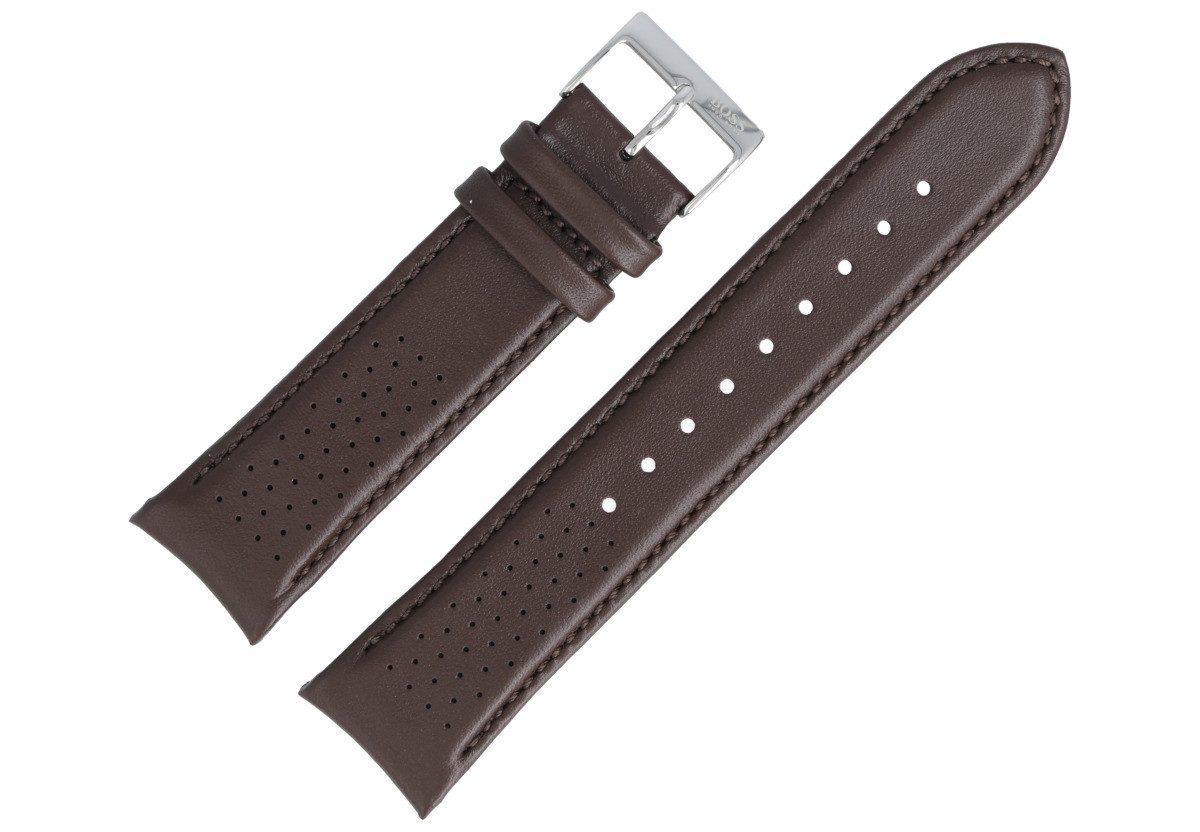 BOSS Uhrenarmband 22mm Leder Braun 659302764