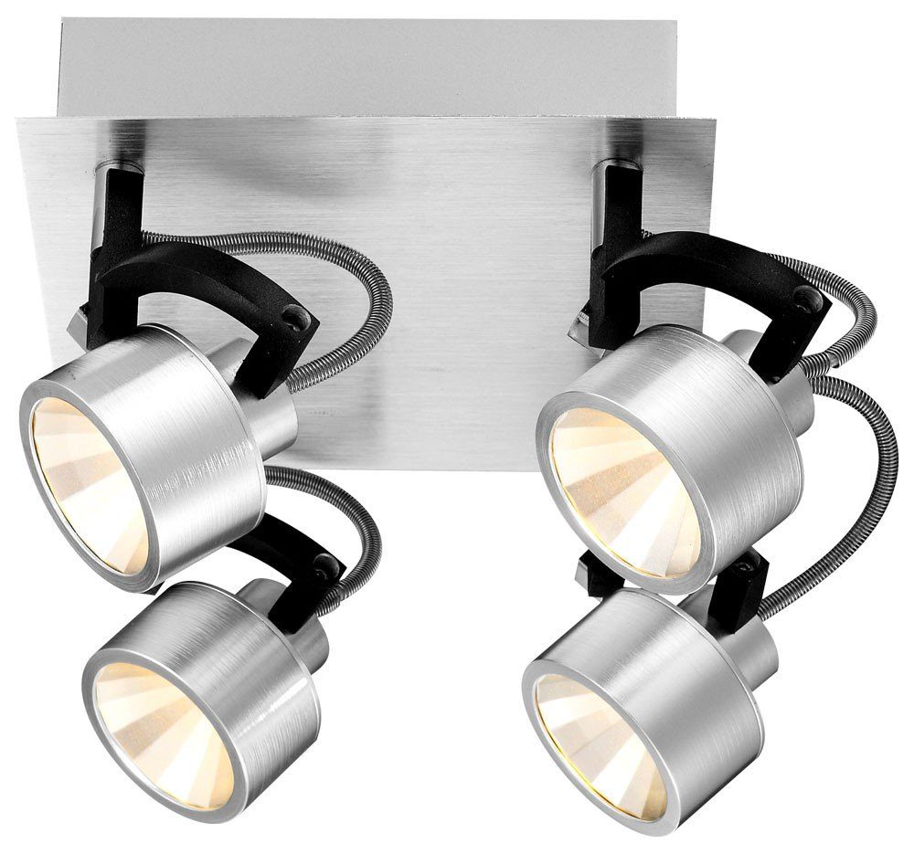 GLOBO LIGHTING LED Deckenleuchte, LED-Leuchtmittel fest verbaut, Warmweiß, LED 20 Watt Decken Strahler Leuchte beweglich Beleuchtung Lampe Spot