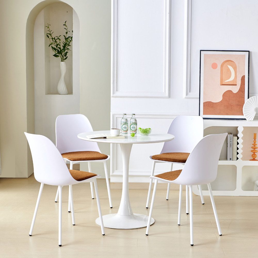 JYMTOM Esszimmerstuhl aus Kunststoff, Skandinavische Küchenstühle, günstig online kaufen