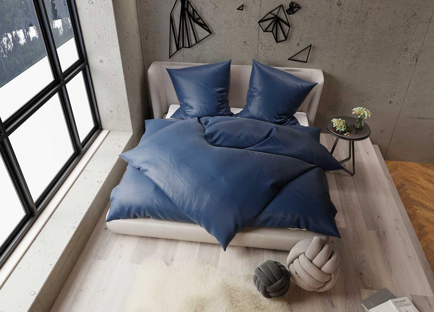 BETTWAESCHE-MIT-STIL Bettwäsche TENCEL™ Lyocell Bettwäsche uni einfarbig, L günstig online kaufen