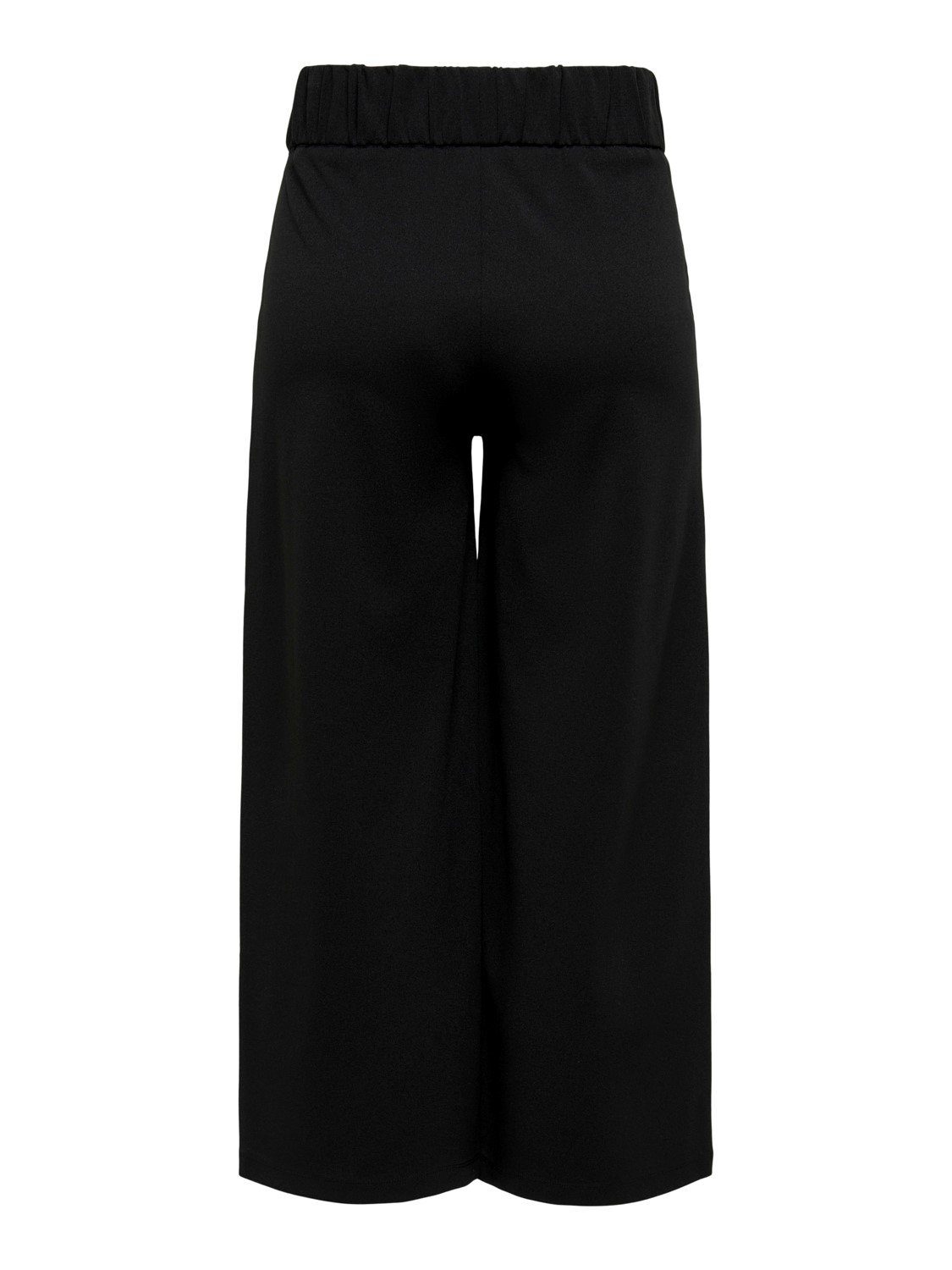 JACQUELINE Ankle in Pants Hose 2658 Schwarz Flare (1-tlg) YONG Stoffhose Culotte de Pants Fit Wide Cropped