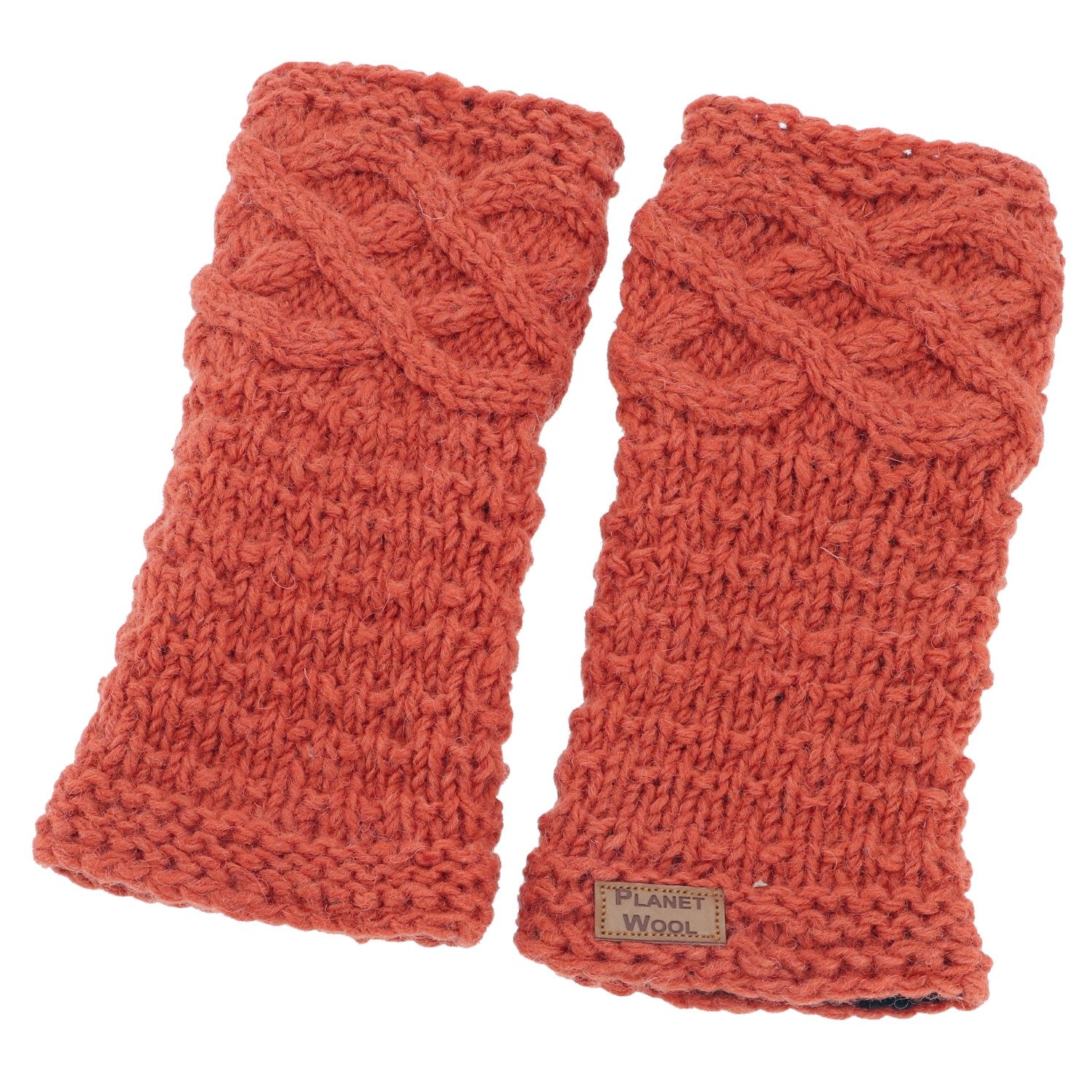 Guru-Shop Strickhandschuhe Handgestrickte Pulswärmer, Handstulpen,.. günstig online kaufen