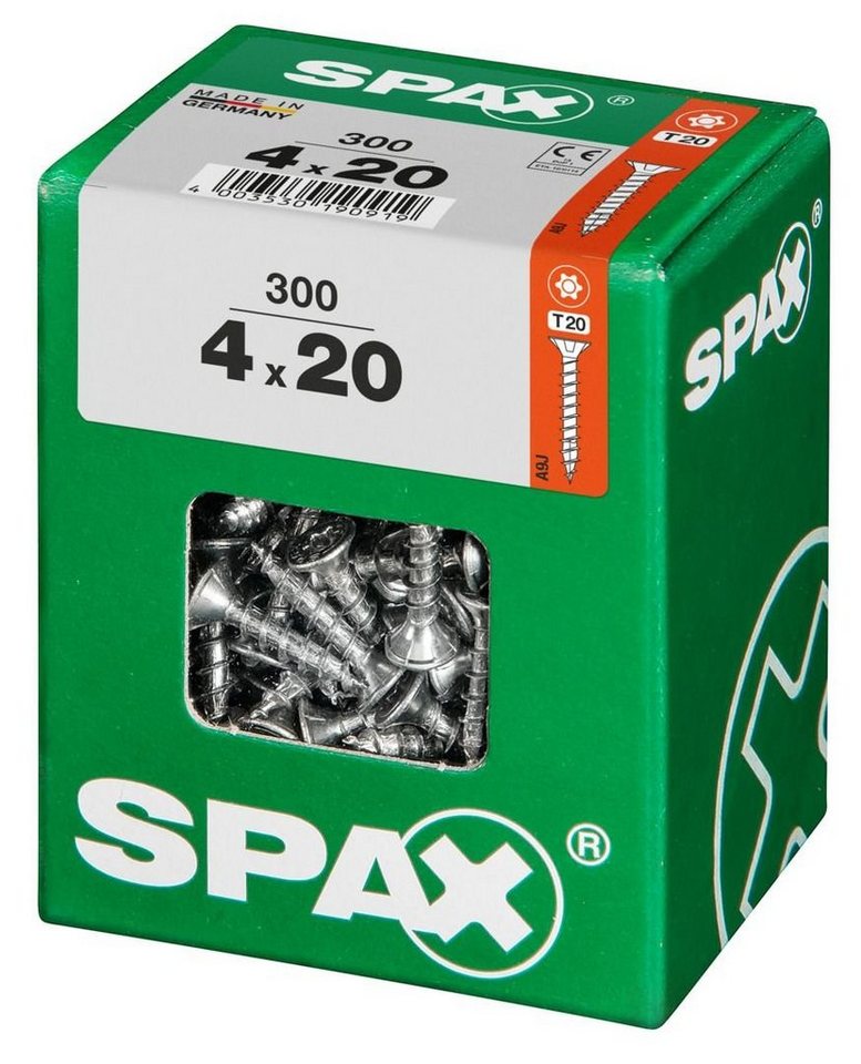 Thumbnail - SPAX Holzbauschraube Spax Universalschrauben 4.0 x 20 mm TX 20 - 300