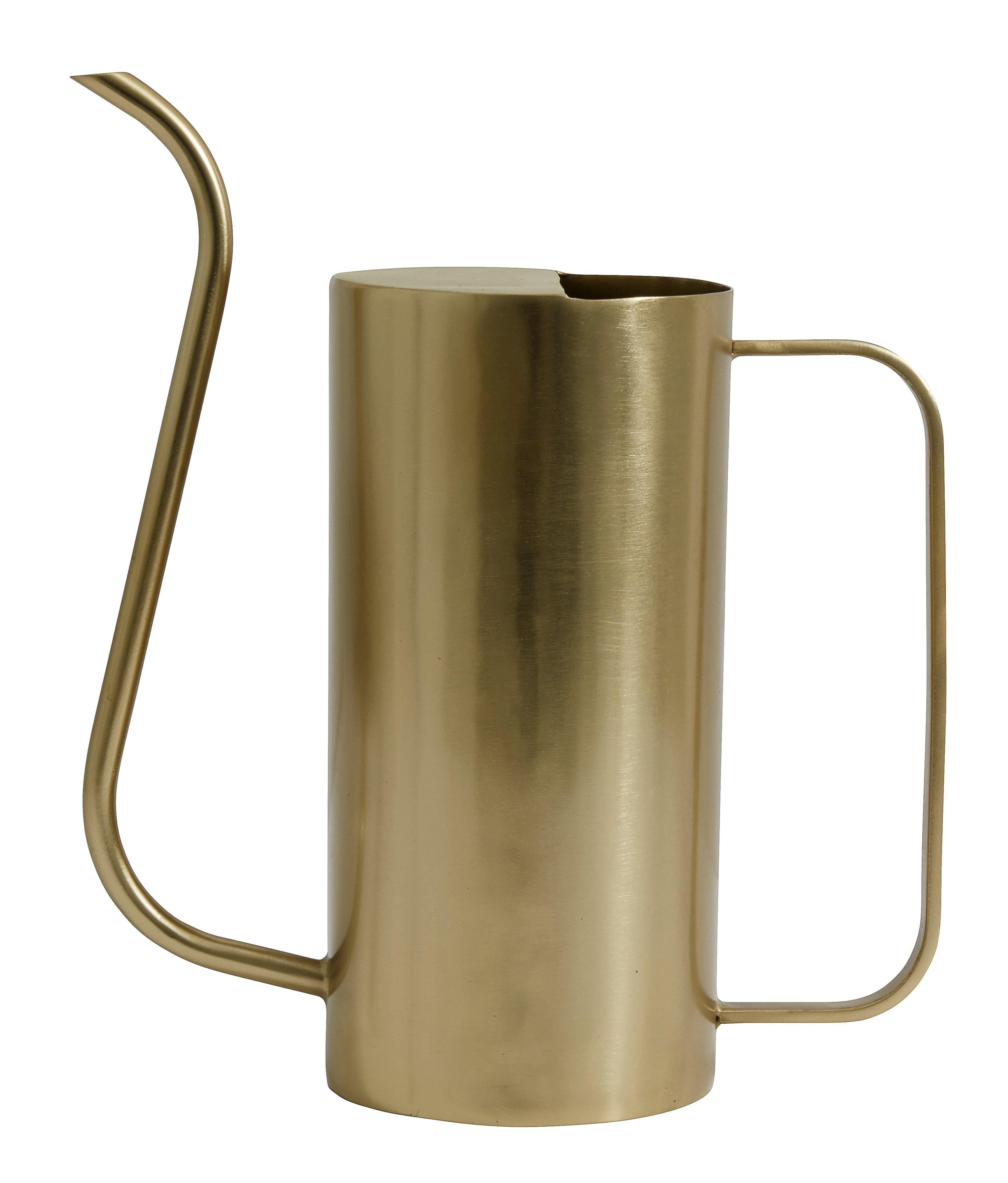 NORDAL Gießkanne Gold, 1,7L, H 25cm x T 10cm x L25cm, aus