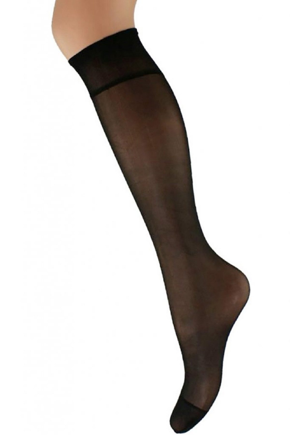 Aurellie Strümpfe 2er Pack Kniestrümpfe: Elegante Lycra-Kniesocken 60 DEN O günstig online kaufen