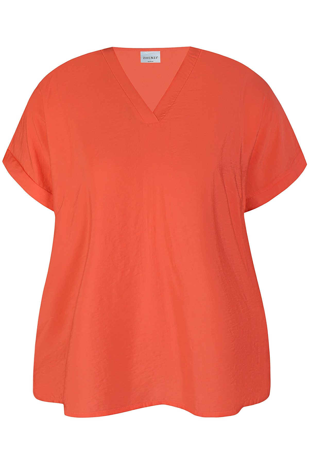 Zhenzi Shirtbluse Bluse Mari coral