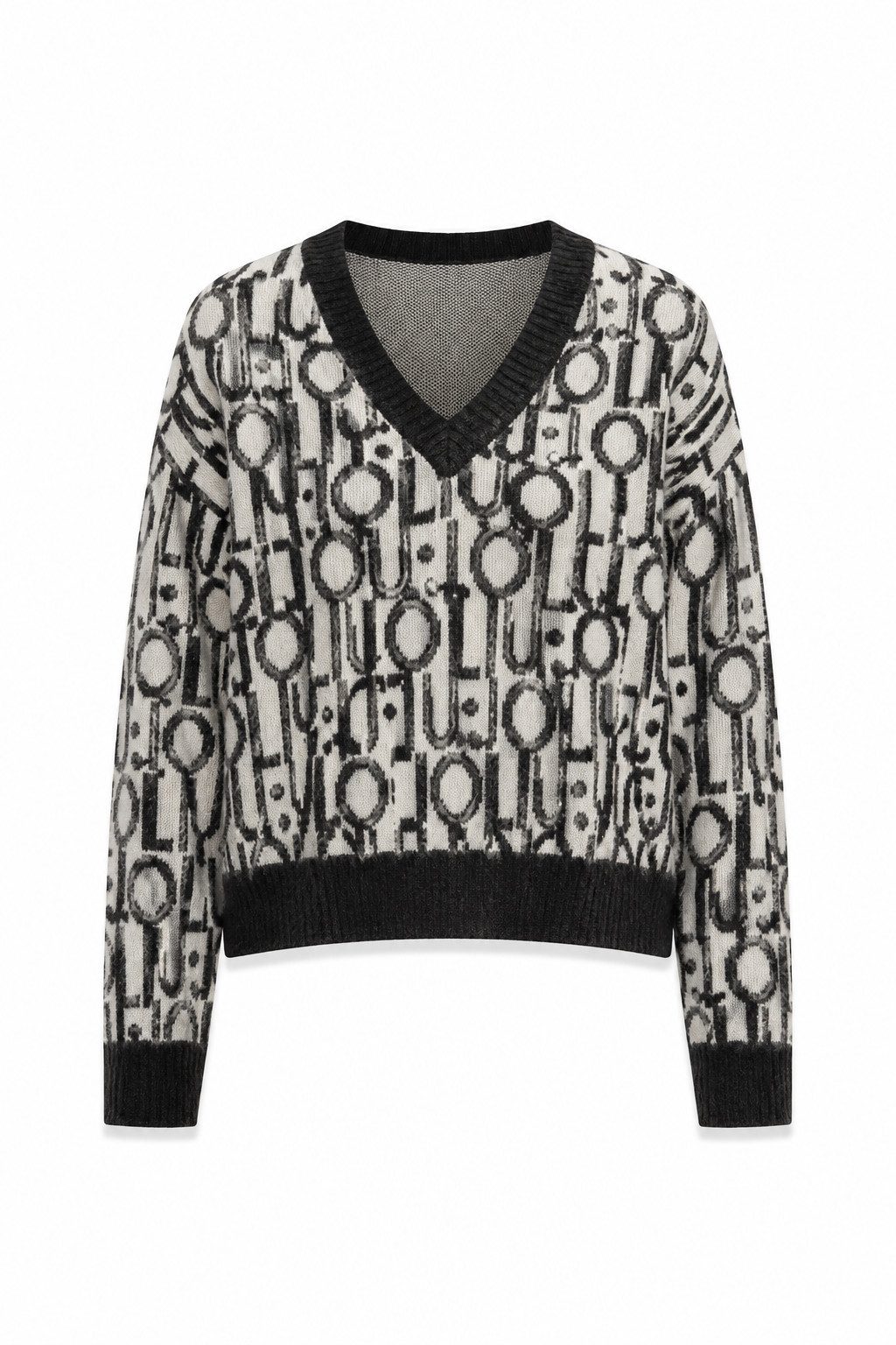 Liu Jo Strickpullover MAGLIA CHIUSA - Pullover Damen - Strickpullover - mit Alpaka-Wolle
