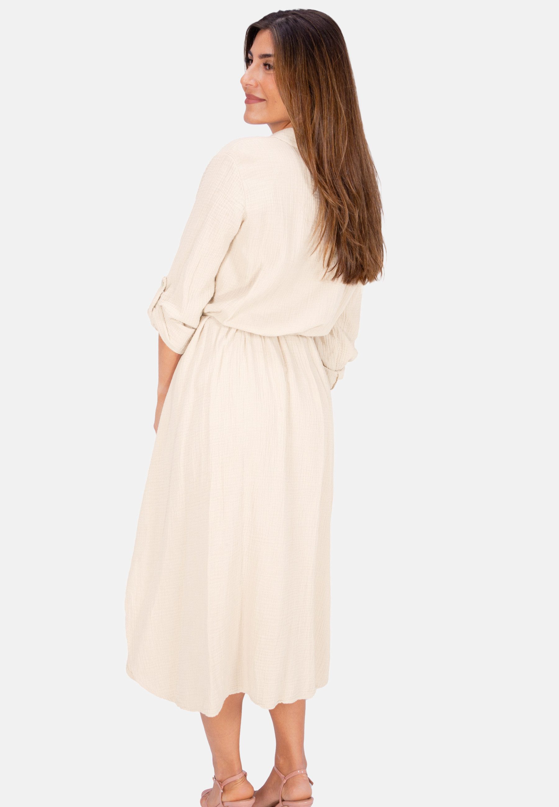Seasons of April Blusenkleid Musselinkleid Victoria günstig online kaufen