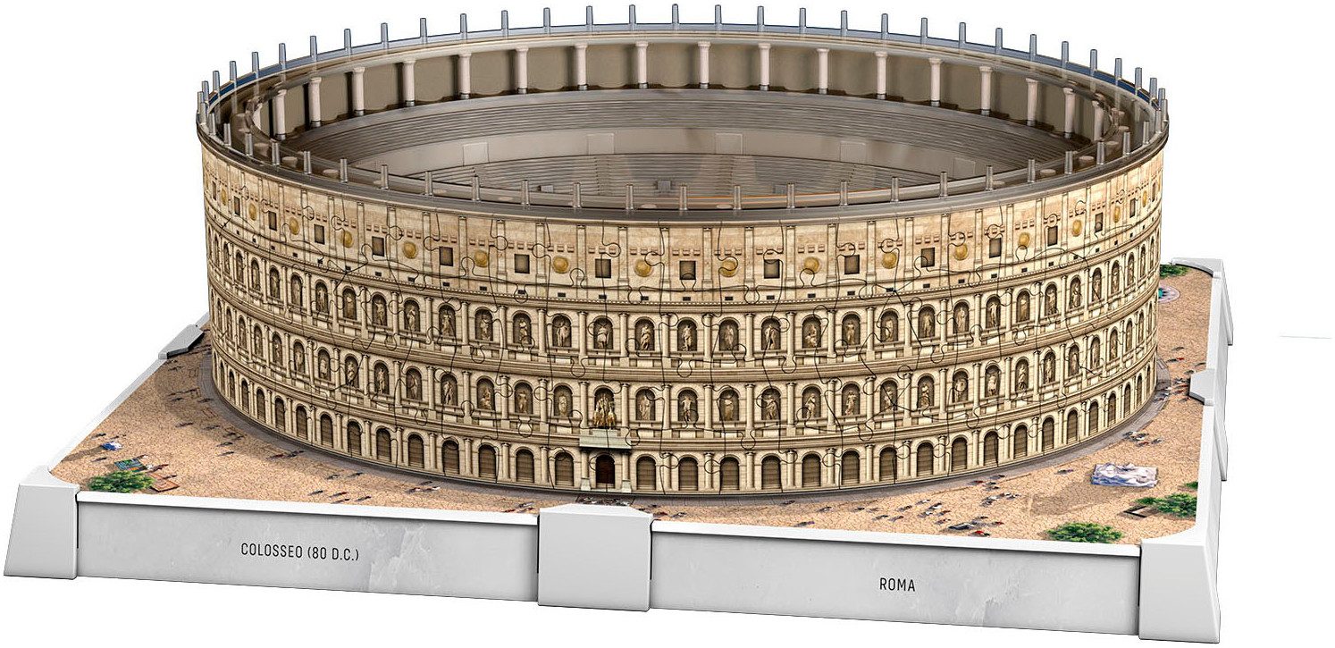 Ravensburger 3D-Puzzle Iconics: Kolosseum Rom - mit Licht, 216 Puzzleteile, Made in Europe