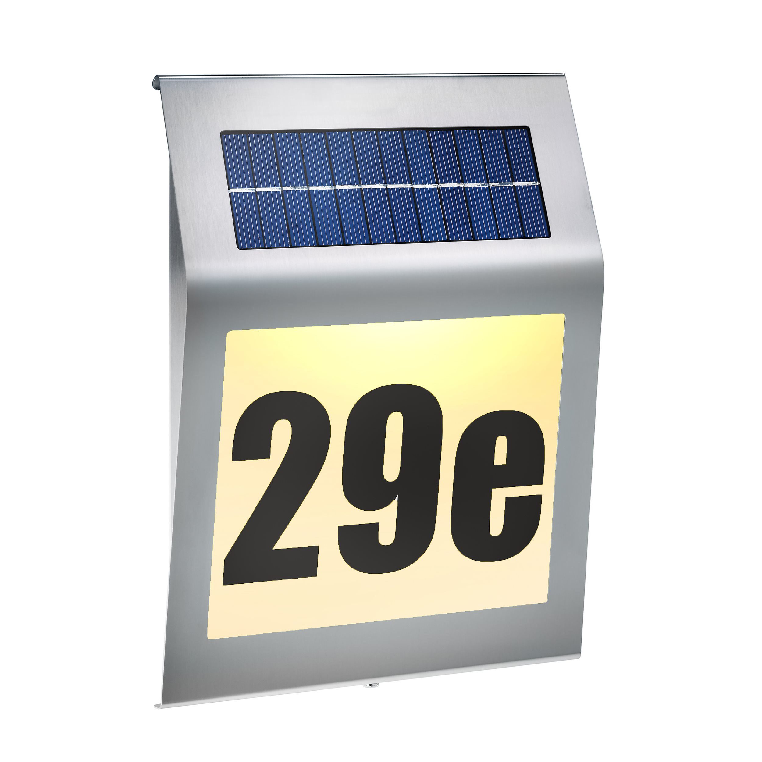 esotec LED Außen-Wandleuchte Solar Hausnummer STYLE 19,5x16,5cm DUO COLOR 5 günstig online kaufen