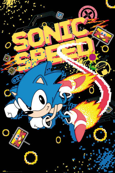 Grupo Erik Poster Sonic the Hedgehog Poster Sonic Speed 61 x 91,5 cm