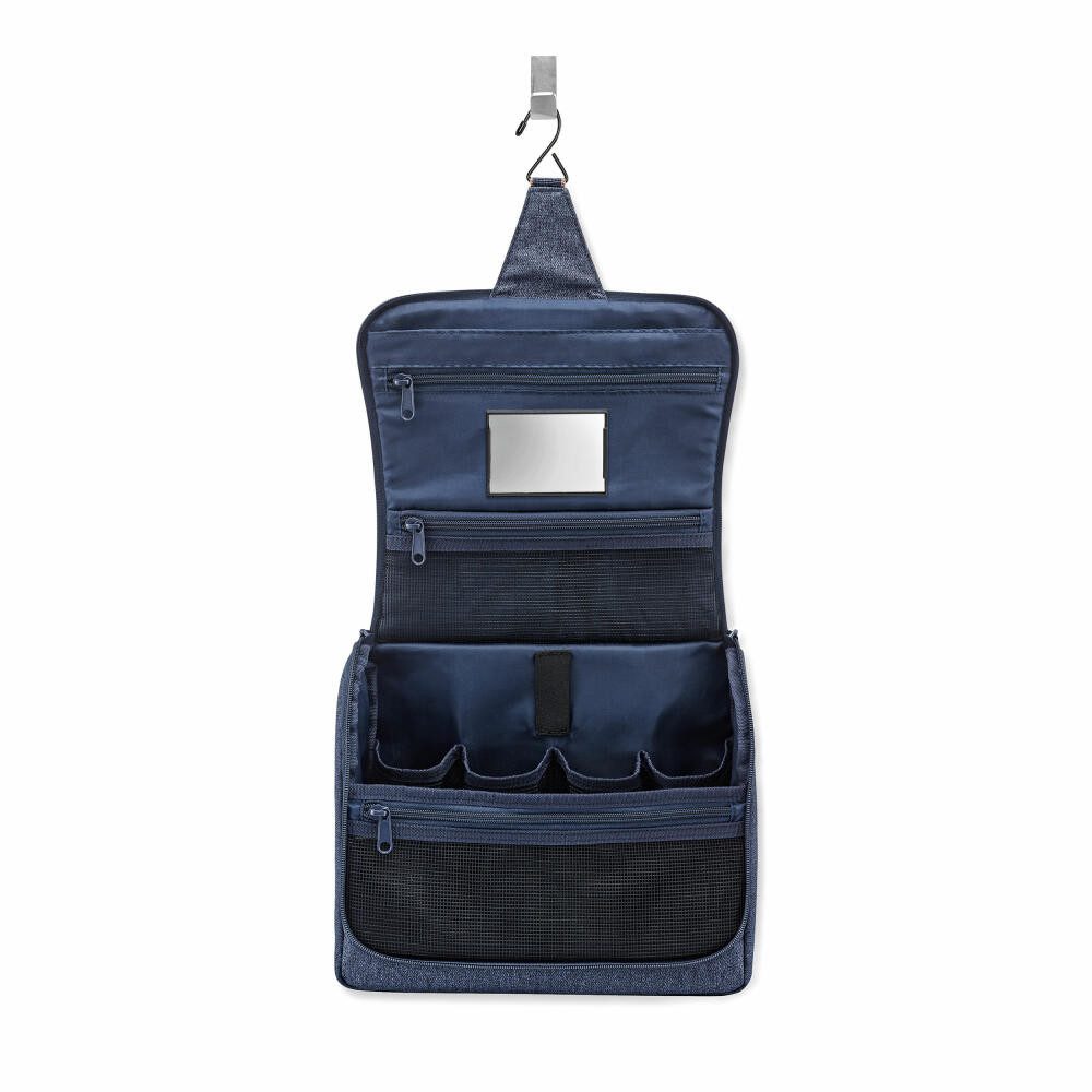 REISENTHEL® Kulturbeutel toiletbag XL Herringbone Dark Blue günstig online kaufen