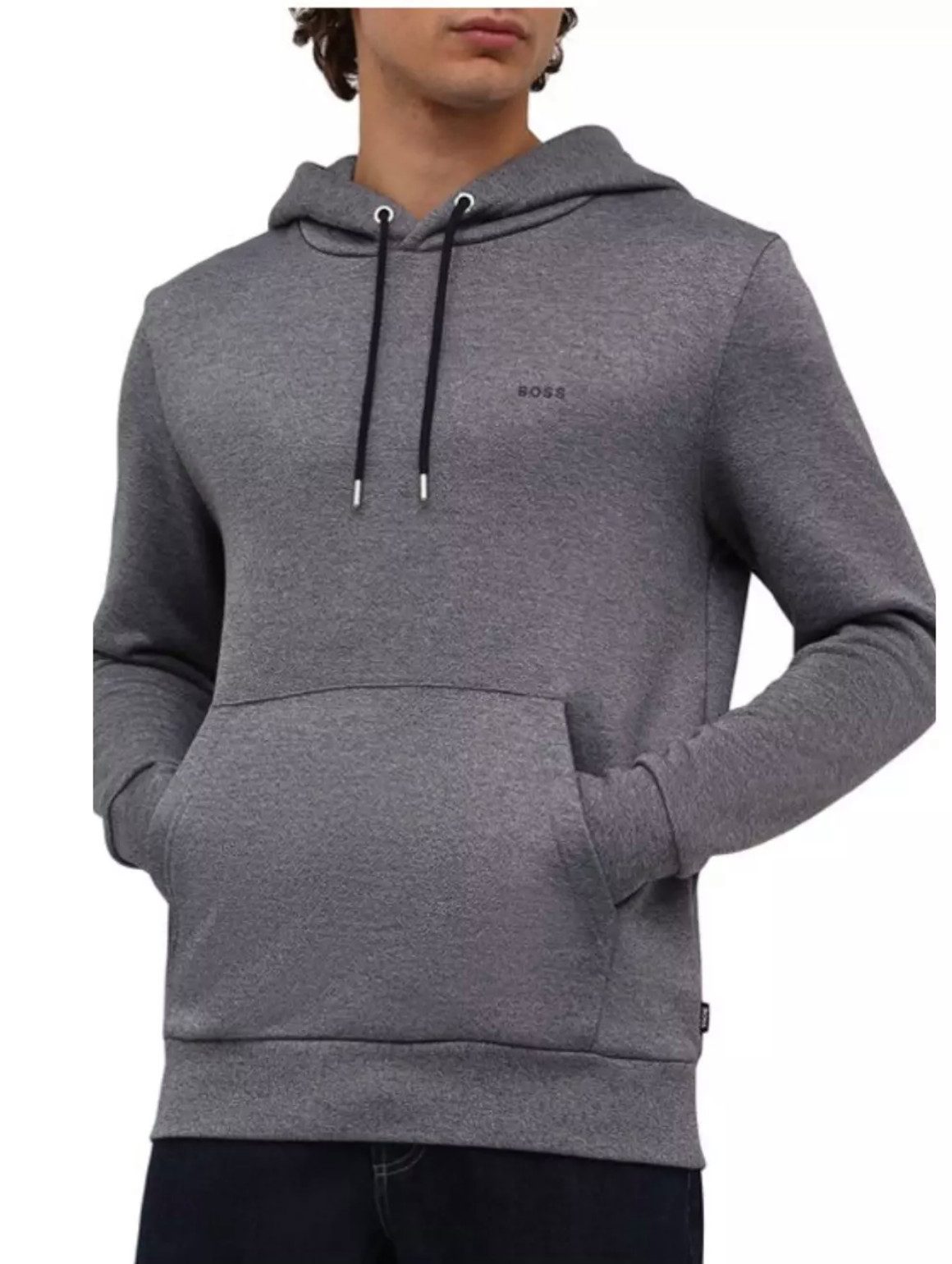 BOSS Kapuzensweatshirt Seeger 77 Hoodie Sweatshirt Kängurutasche, Kapuze mit Kordelzug, moderner Athleisure-Mode