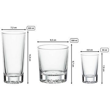 SPIEGELAU Gläser-Set Lounge 2.0 Bar Gläserset 12er Set, Glas
