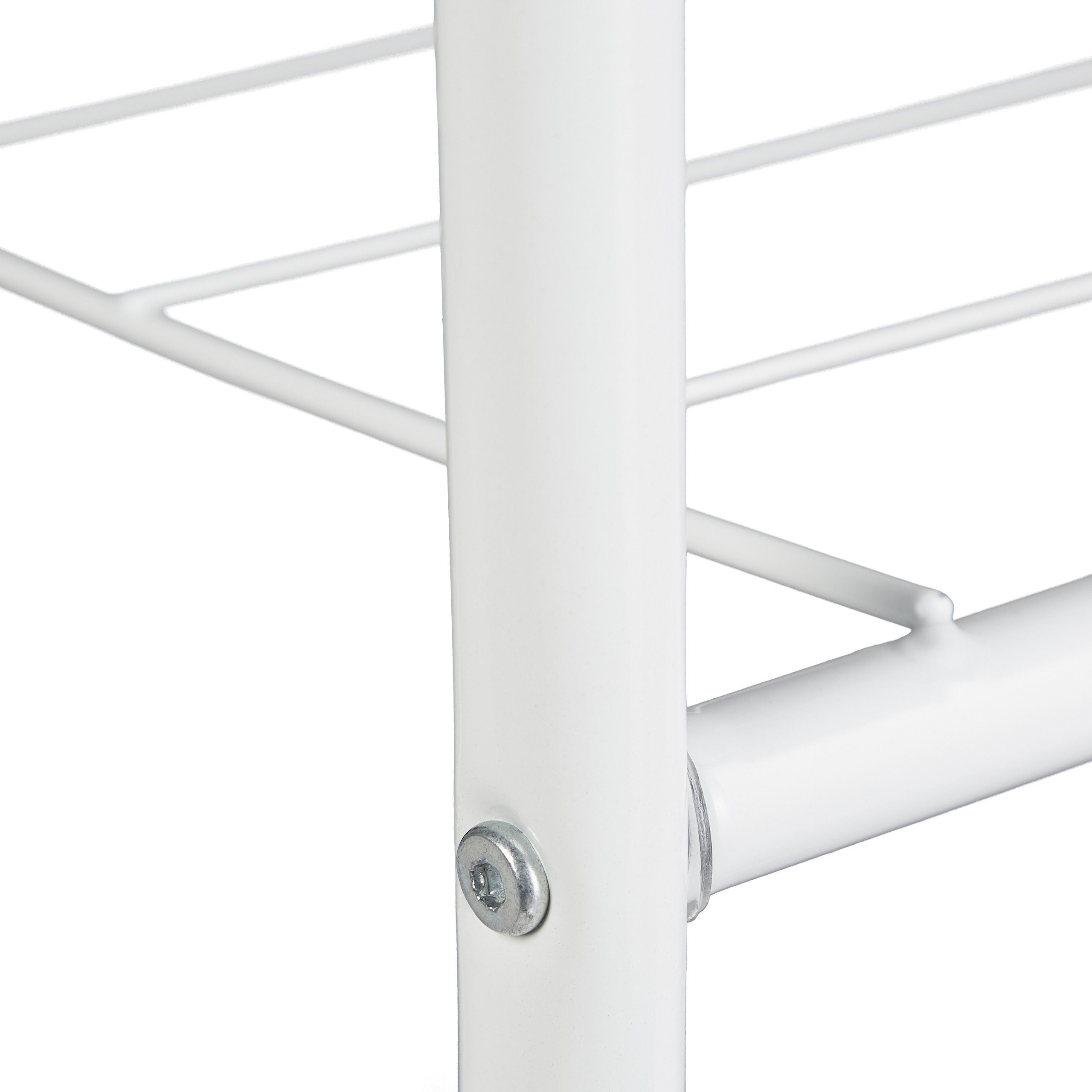 relaxdays Kleiderständer mit 2 Ablage