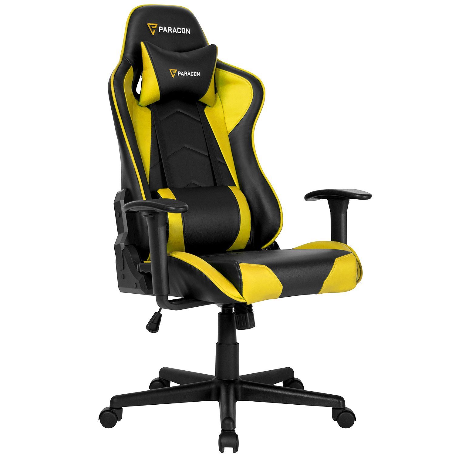 ebuy24 Gaming-Stuhl Paracon Brawler (1 gelb. St) Gaming Stuhl