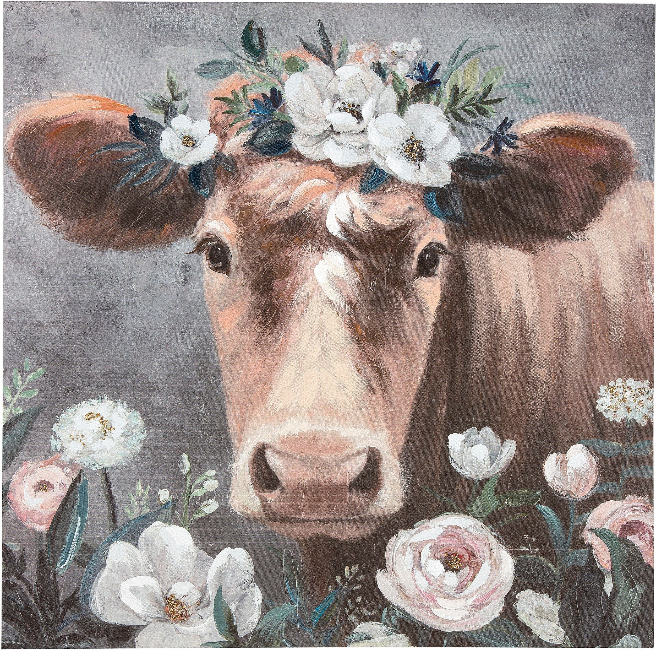 GILDE Leinwandbild Bild Blumenkuh, (1 St) günstig online kaufen