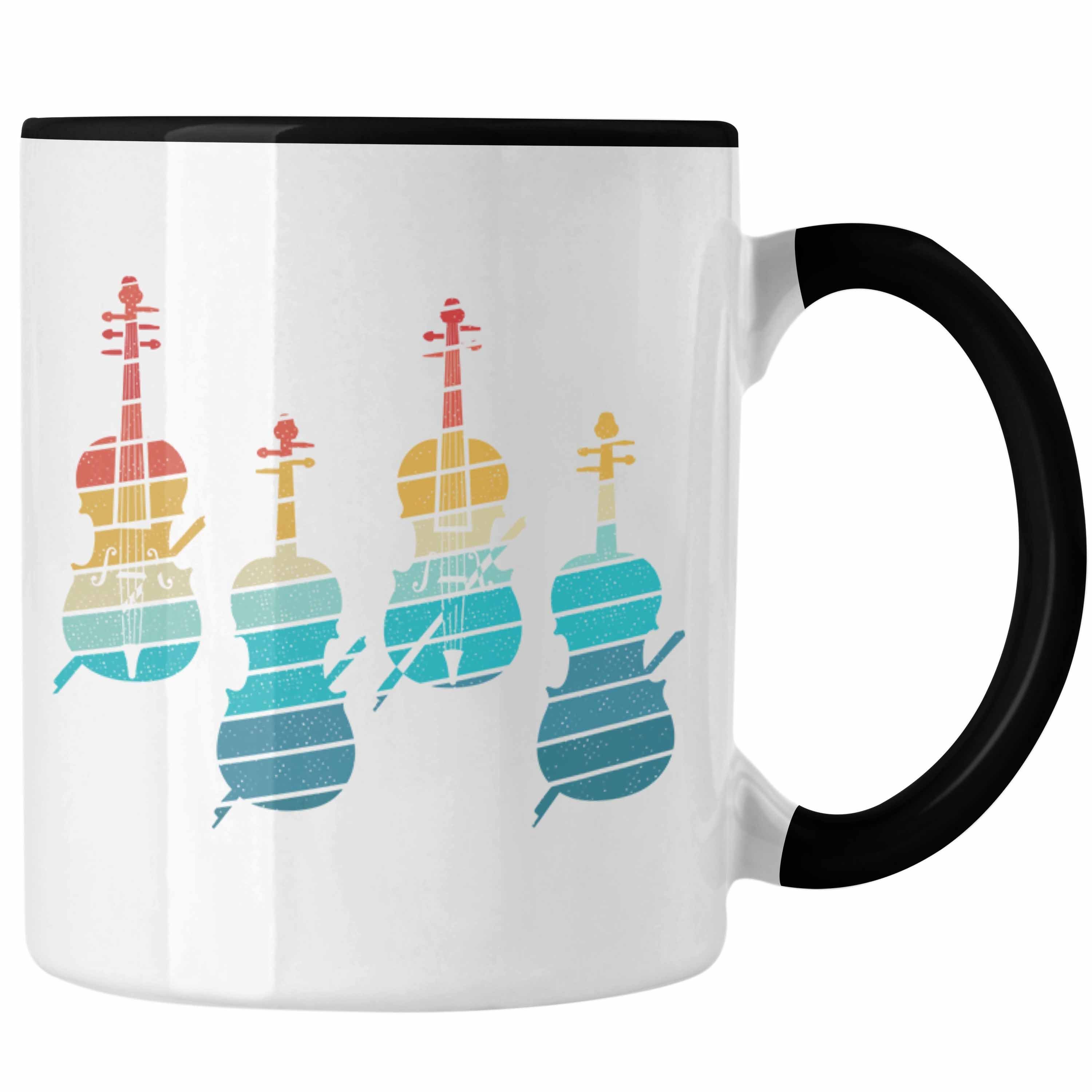 Trendation Tasse Geigenspieler Geschenk Tasse Geigenspielerin Kaffee-Becher Geigen Graf