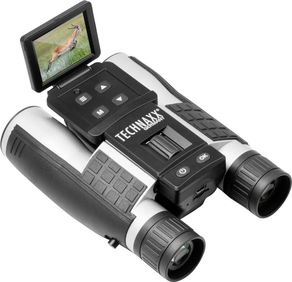 Technaxx Technaxx Fernglas mit Digitalkamera TX-142 12-fach 25 mm Binokular  Sch Fernglas