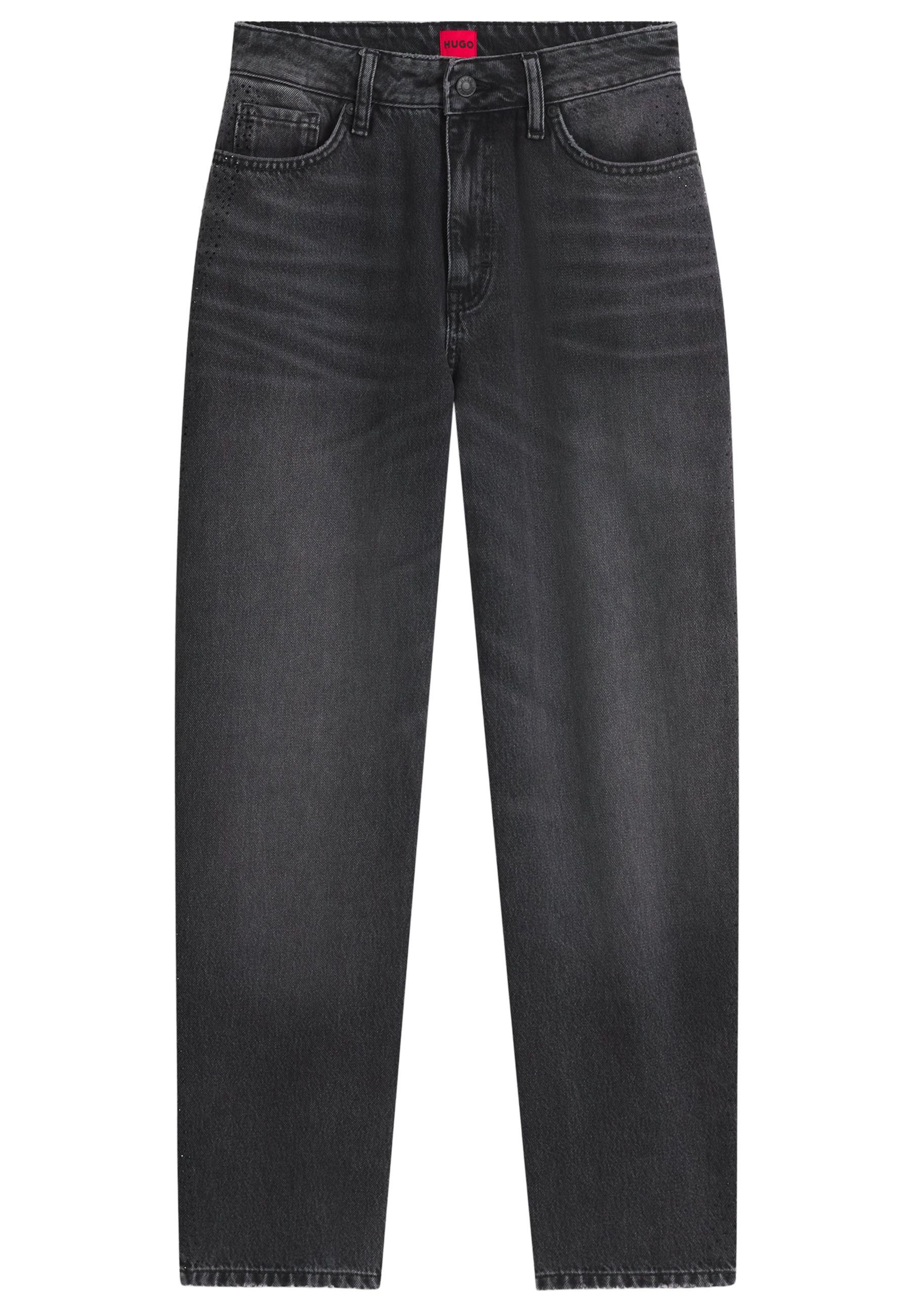 HUGO 5-Pocket-Jeans Gimine mit Barrel-Form (1-tlg)