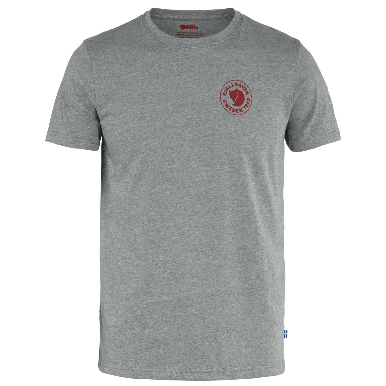 Fjällräven T-Shirt Fjällräven Herren grey Logo T-Shirt 1960 Adult melange