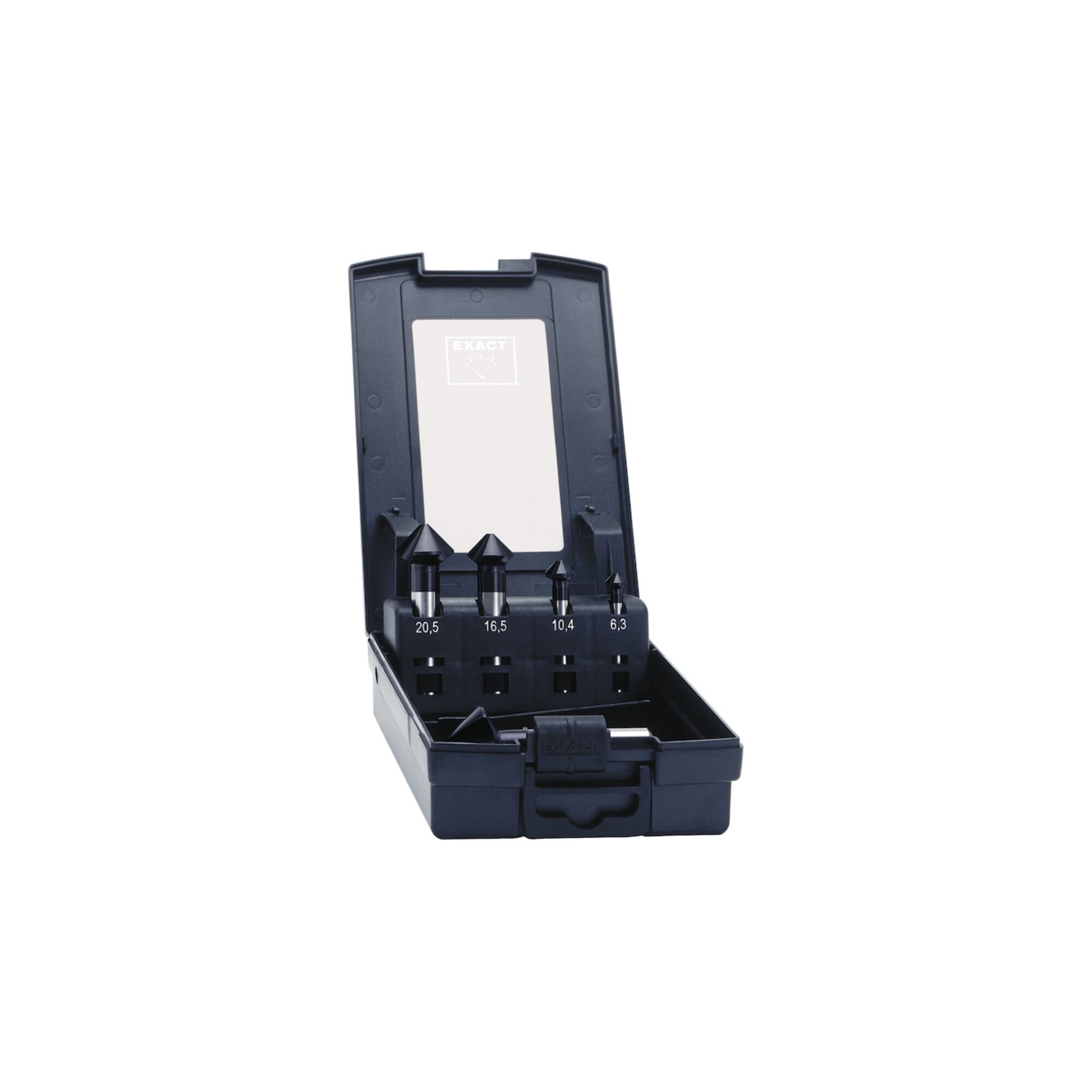 Exact Exact Kegelsenker-Set Advanced TIALN Form C CBN geschliffen 90Grad 6,3