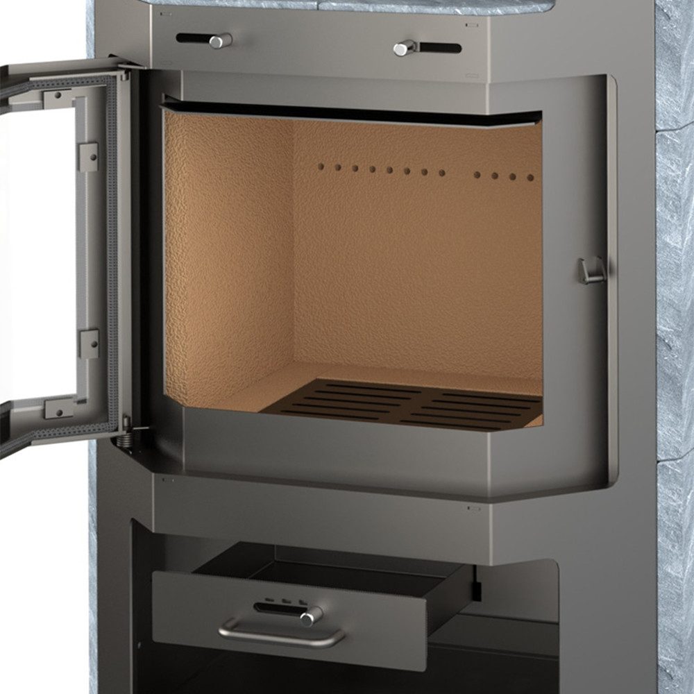 Thermia Kaminofen Bali Max V3 Naturstein, 8 kW, Zeitbrand günstig online kaufen