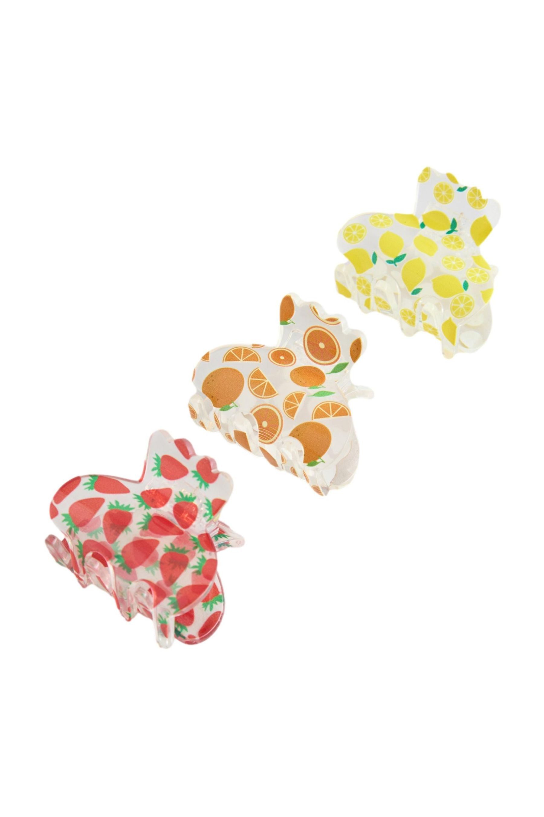 Haarclip 3er-Pack Haarclips, Obst