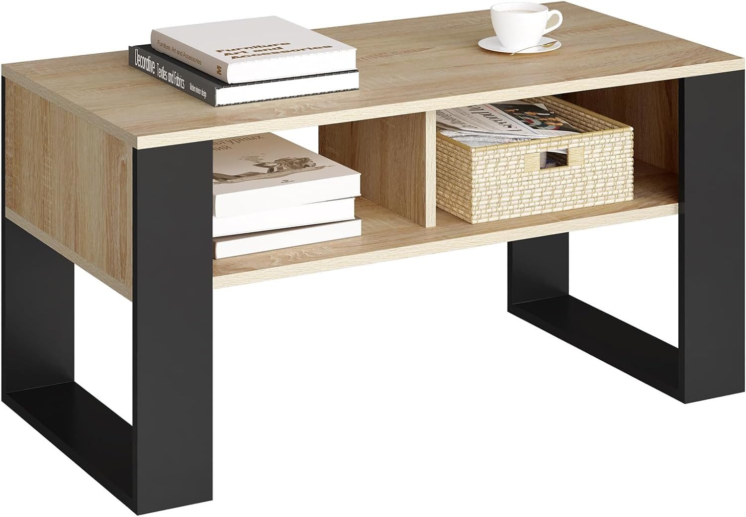 Woltu Wohnzimmertisch (1-St), modern, Couchtisch, 2 günstig online kaufen
