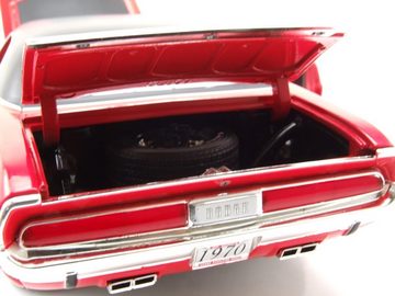 GREENLIGHT collectibles Modellauto Dodge Challenger R/T 440 Six-Pack 1970 rot schwarz Norm Grand Spauldin, Maßstab 1:18