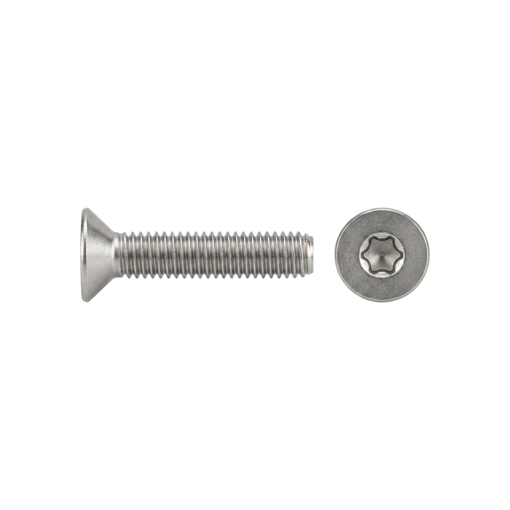 Contorion Schraube DIN 965 Form CE Senkkopfschraube M2x12 Edelstahl A2 blank T6 1000 Stk