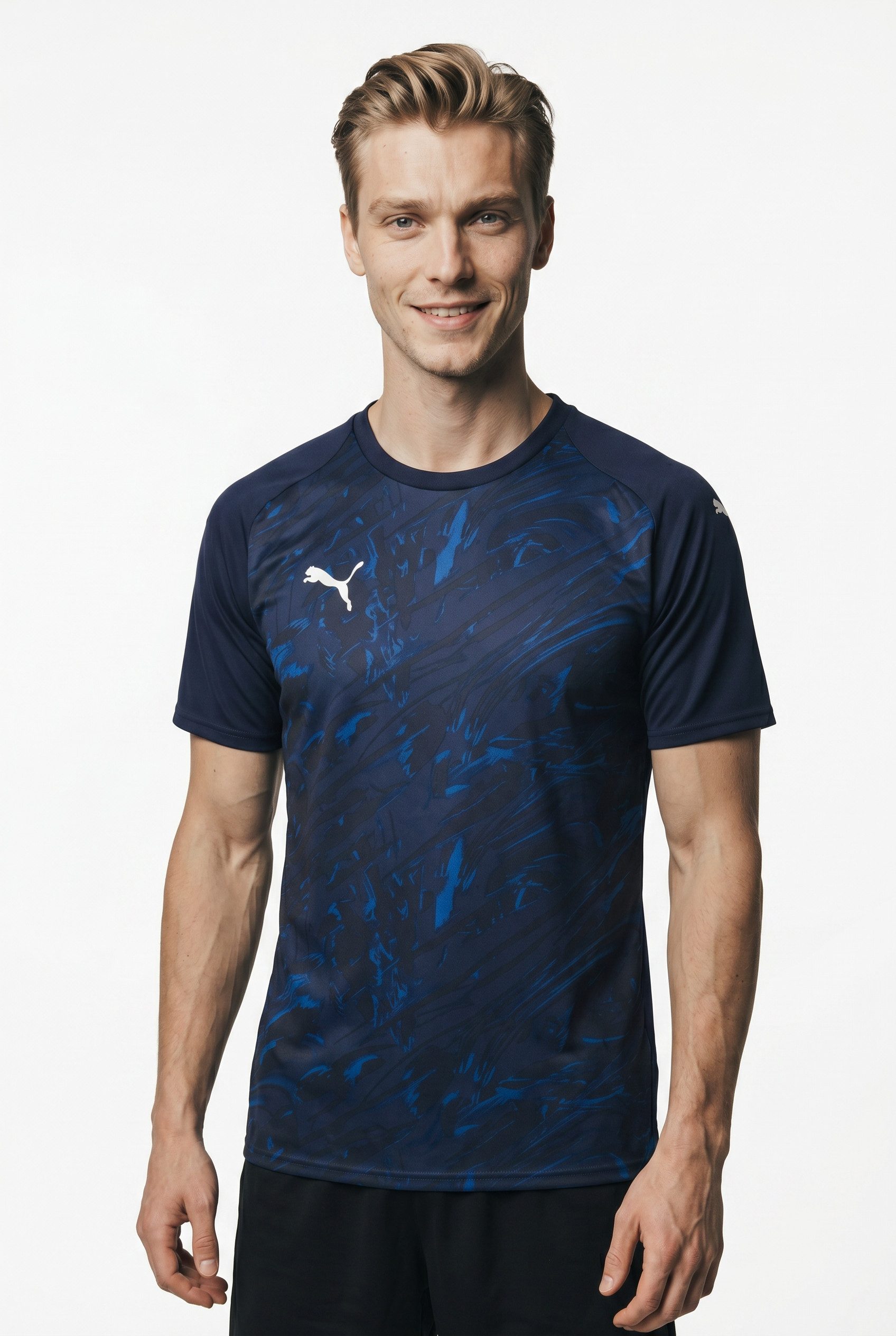 PUMA Fußballtrikot TEAMFINAL GRAPHIC JERSEY mit Print-Applikationen, mit DryCELL-Technologie, atmungsaktiv