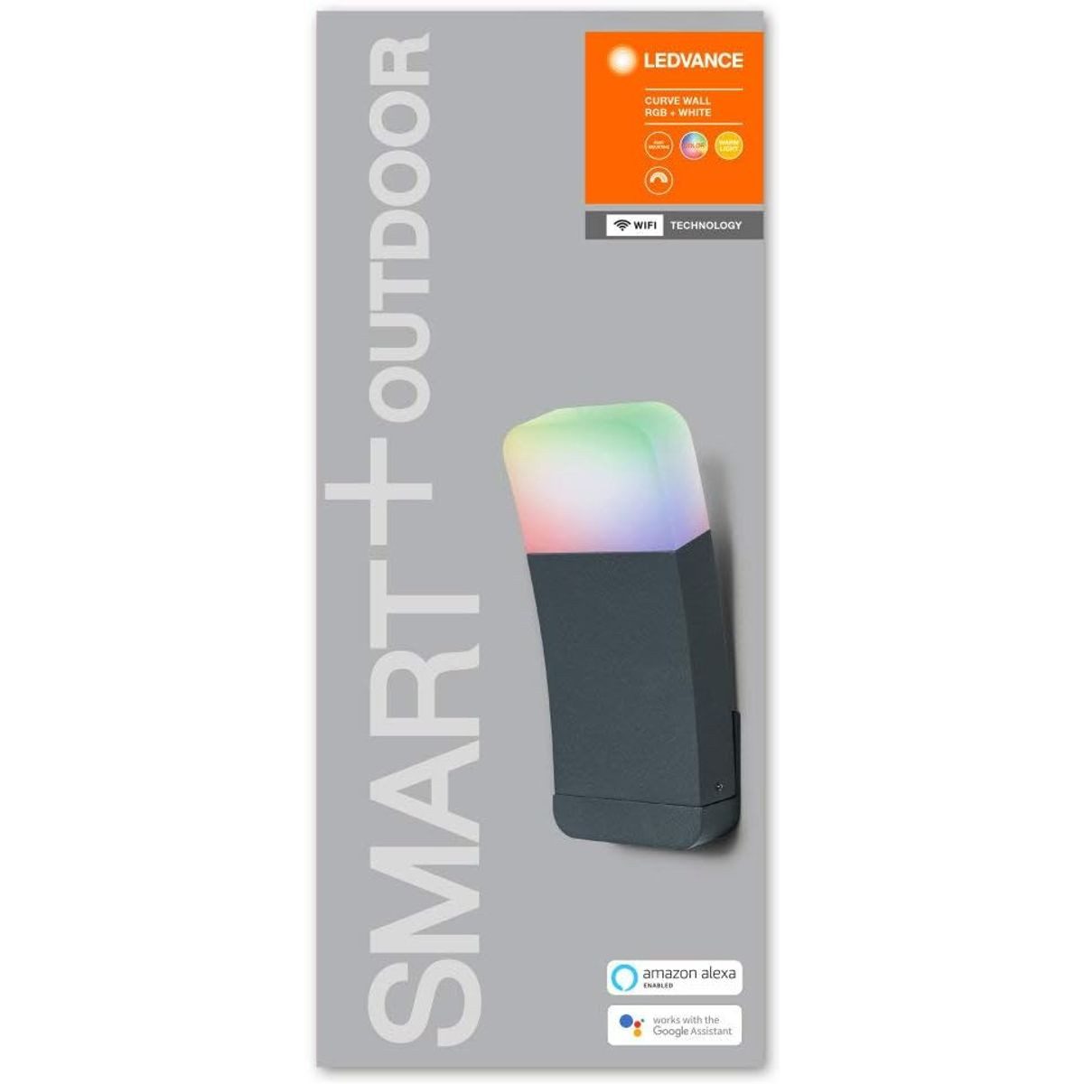 Ledvance Außen-Wandleuchte LEDVANCE Smarte LED Aussenleuchte für die Wand mit WiFi Technologie, L, LEDVANCE Smarte LED Aussenleuchte für die Wand mit WiFi Technologie, L