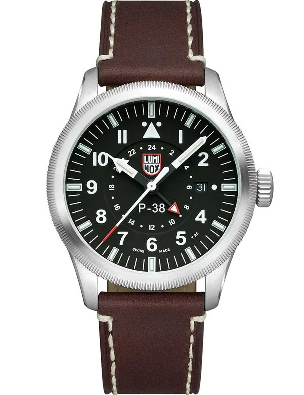 Luminox Quarzuhr Luminox XA.9521 Herrenuhr P-38 Air Pilot GMT 42mm 100M Luminox XA.9521 Herrenuhr P-38 Air Pilot GMT 42mm 100M
