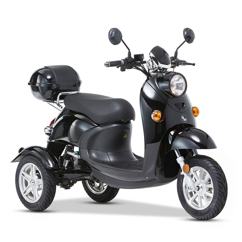 ENEWAY Elektromobil E-Mobil Modena II 60V 24AH Lithium-Akku, 25,00 km/h, (Set), inklusive TopCase