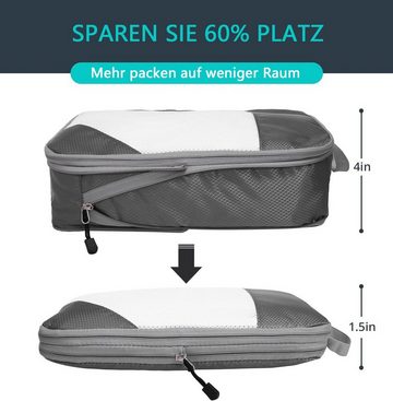 BOTC Kofferorganizer Gepäck Kleidung Sortieren Aufbewahrung tasche Set (set, 3 Gepäck-Aufbewahrungstaschen), Packing Cubes Set - Bagage- Travel Backpack Organizer