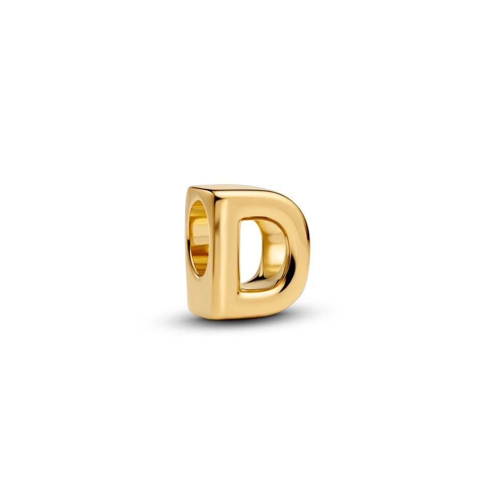 Pandora Charm-Einhänger Pandora Moments Buchstabe D Alphabet-Charm 763950C00