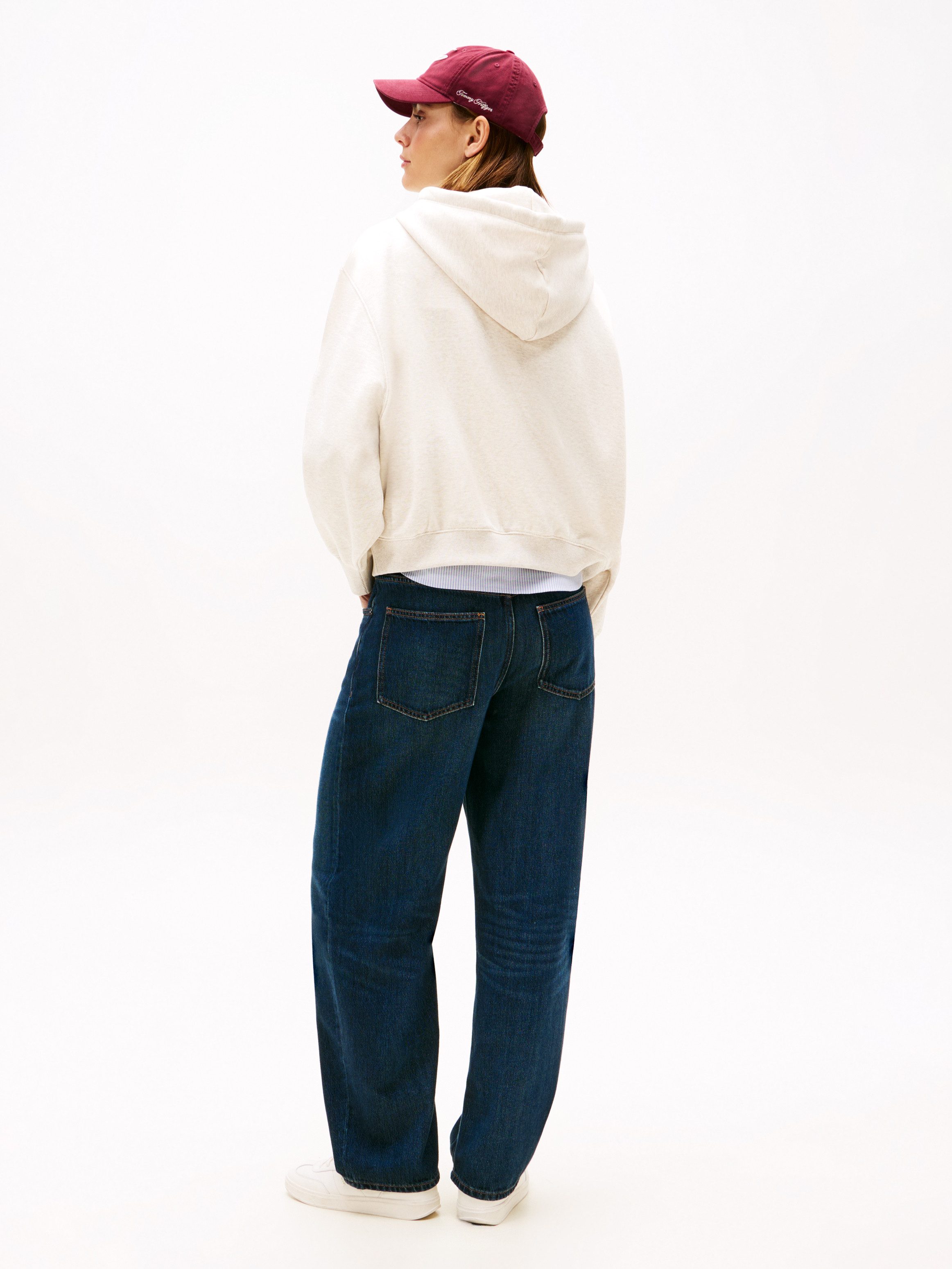 Tommy Hilfiger Kapuzensweatshirt CLASSIC SCRIPT FLEECE HOODIE – Bild 5 von 5