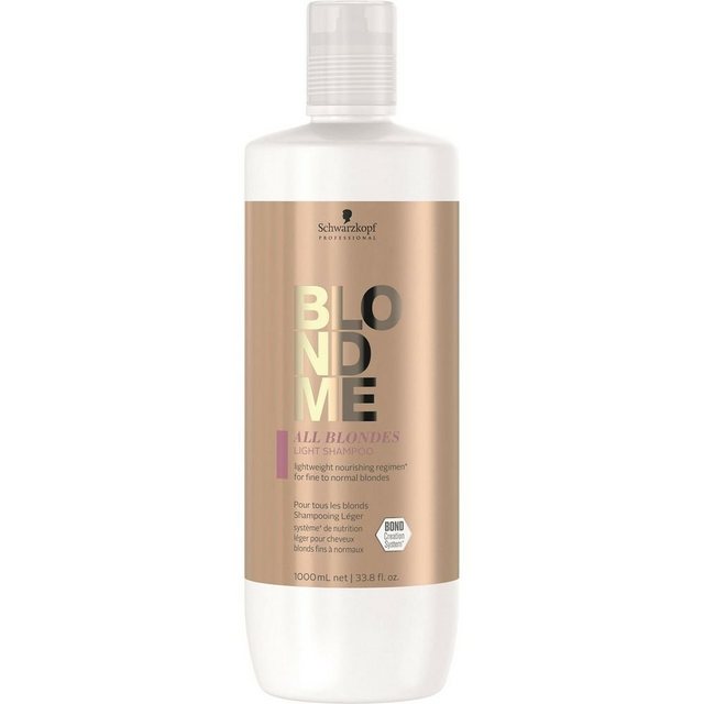 Schwarzkopf Professional Haarshampoo Blondme All Blondes Light Shampoo 1000 ml